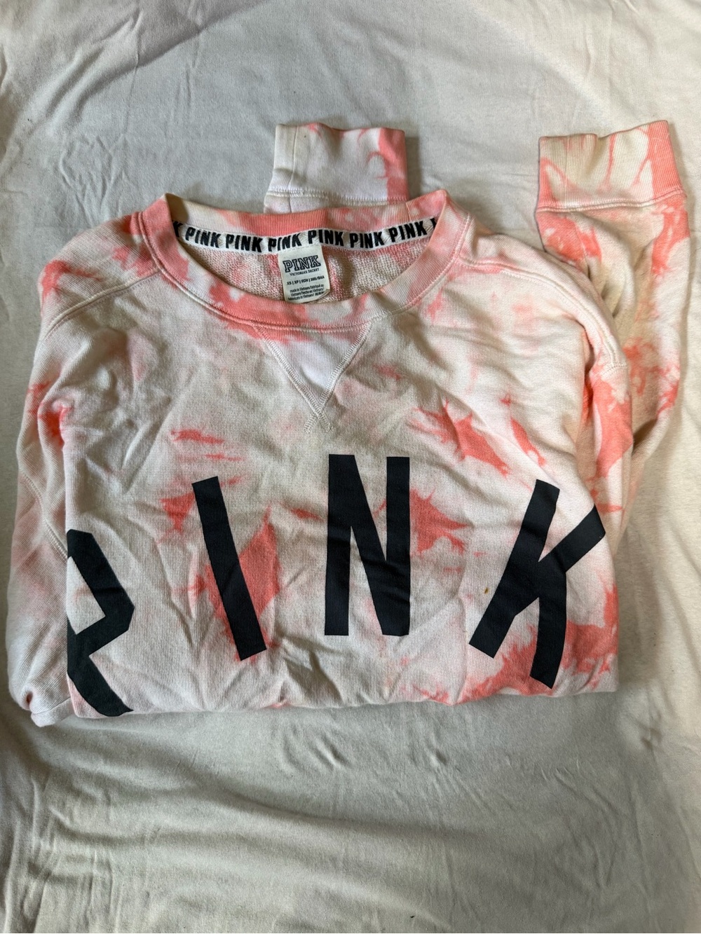 Pink Victoria Secret Cropped Sweater
